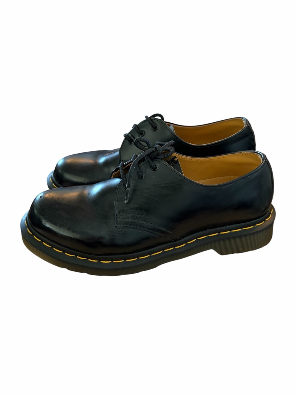 Dr. Doc Martens 11837 Oxford Shoes Black Leather Lace-Up Docs Women’s US 9 - Picture 3 of 7
